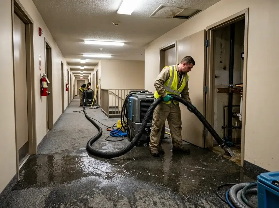 multi-unit-apartment-hallway-f-005 — frequently asked questions, Emergency Burst Pipe Water Extraction & Removal in Taylor C…